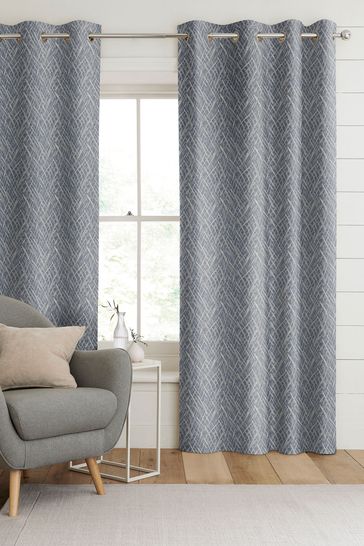 Pionna Made To Measure Curtains, Gray And Blue Curtains