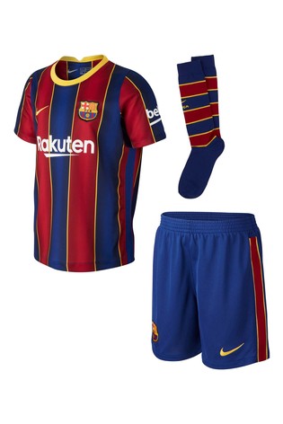 Nike Home FC Barcelona 20/21 Kids Kit 
