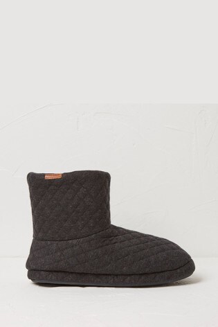 quilted slipper boots
