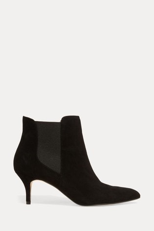 black heeled ankle boots uk