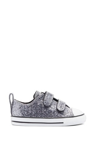 Buy Converse 2V Glitter Infant Trainers 