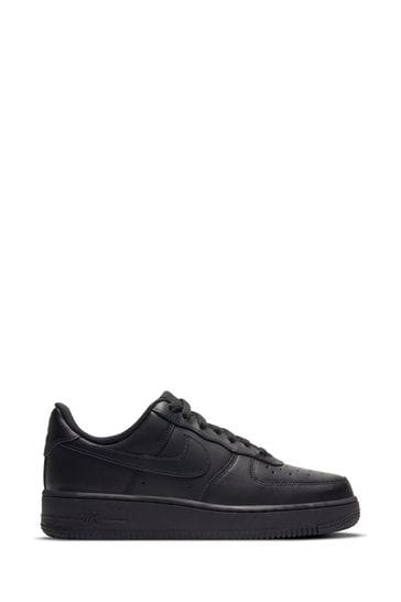 black nike air force 1 shoes
