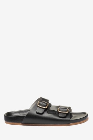 buckle footbed sandals