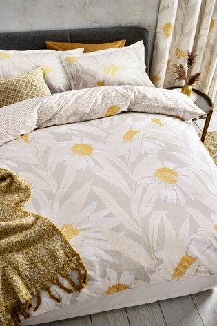 Buy Modern Daisy Duvet Cover And Pillowcase Set From The Next Uk