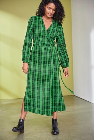 next green midi dress