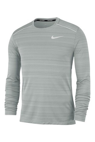 Buy Nike Miler Long Sleeve T-Shirt from 