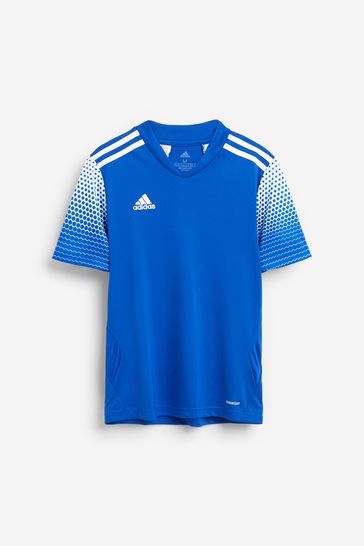 blue adidas shirt