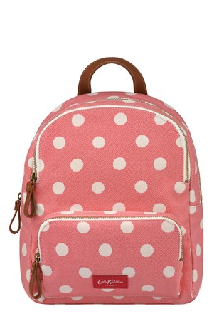 cath kidston button spot multi pocket backpack