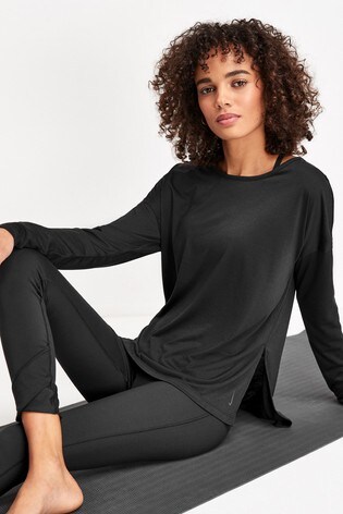 Nike Long Sleeve Yoga Training T-Shirt 