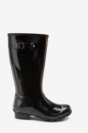 Buy Hunter Black Gloss Original Wellies 