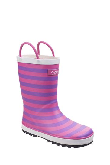 Cotswold Pink Captain Stripy Wellies 