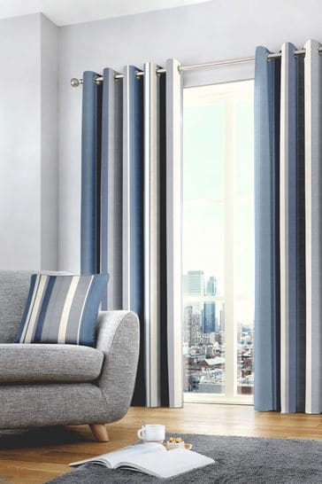 Buy Fusion Whitworth Stripe Lined Eyelet Curtains From The Next Uk Online Shop Next day delivery and free returns available. fusion whitworth stripe lined eyelet curtains