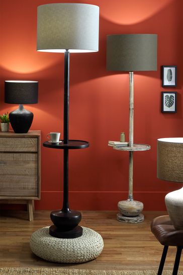 Buy Hemi Wood Floor Lamp With Table By Pacific From The Next Uk Online Shop