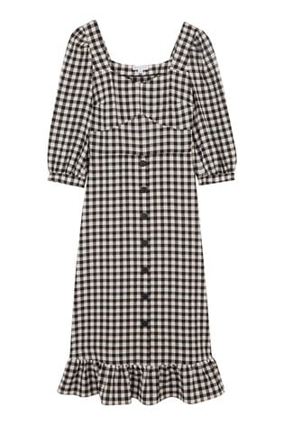 warehouse gingham dress