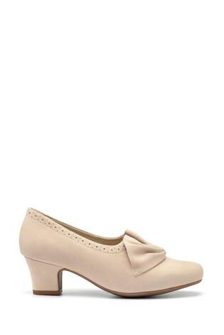 Hotter Cream Donna Slip-On Court Shoes 