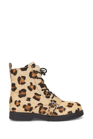 long leopard print boots