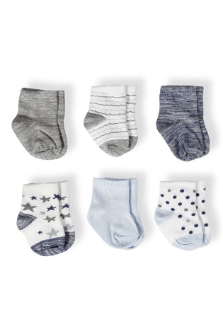 blue baby socks