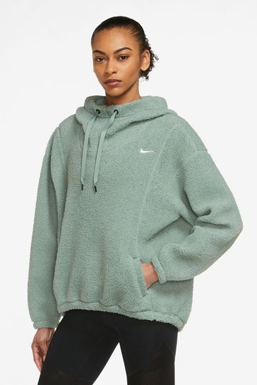 nike training sherpa overhead hoodie