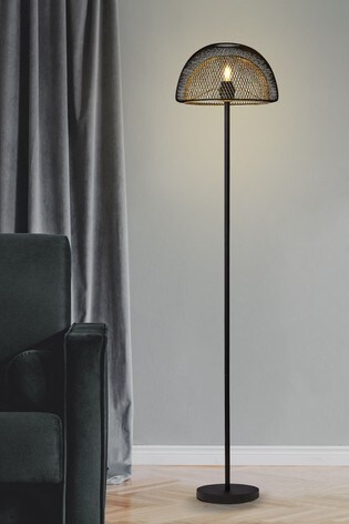 Searchlight Galen Layered Mesh Floor Lamp From The Next Uk Searchlight Galen Layered Mesh, Mesh Floor Lamp