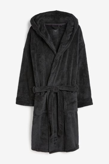 next dressing gown grey