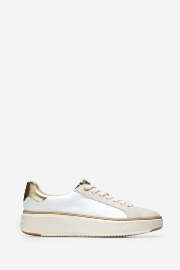 Buy Cole Haan White Grandpro Topspin Trainers from the Next UK online shop