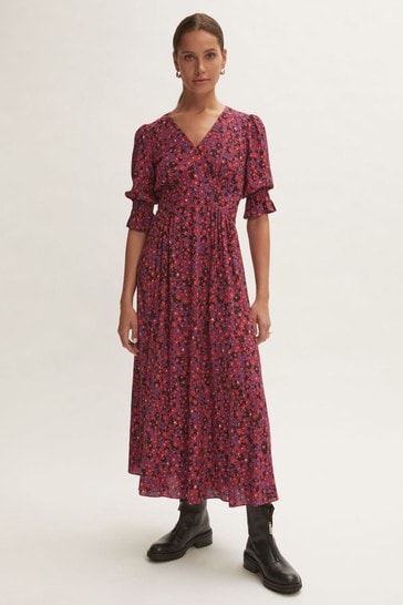 jigsaw modern ditsy tea dress