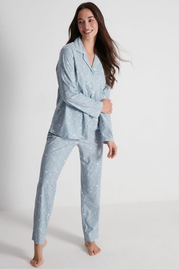 Buy Anya Madsen Blue Star Pyjama Set from Next Ireland