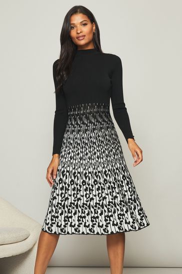Buy Lipsy 2 in 1 Knitted Midi Dress 