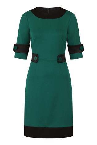 Buy HotSquash Green 60's Dress With ...