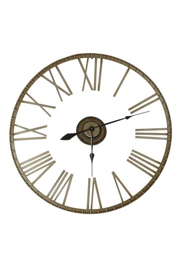 Extra Large Outdoor Bronze Wall Clock By Charles Bentley From The Fitforhealth - Bronze Wall Clock Large