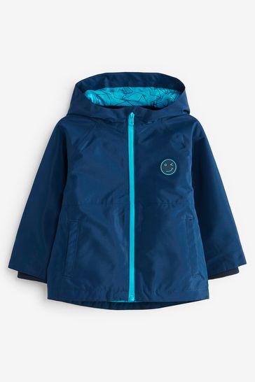 Navy Blue Waterproof Jacket (3mths-7yrs 