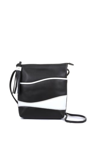 ladies black cross body bag