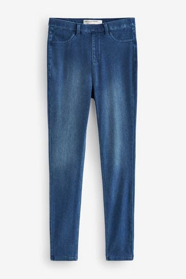 Buy Jersey Denim Leggings from the Next 