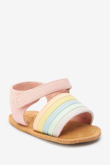 rainbow baby sandals