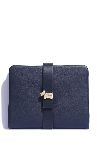 Borsa Radley Matinee In Pelle Ink Blue &ndash; Protezione RFID &ndash; Regalo Confezionato