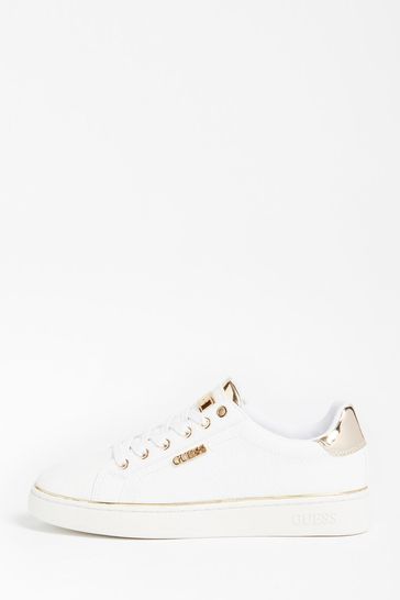 guess white trainers