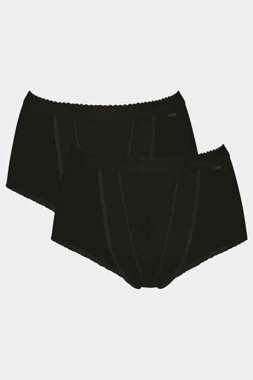 Buy Sloggi Control Black 2 Pack Briefs 