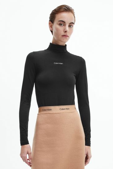 calvin klein turtleneck bodysuit