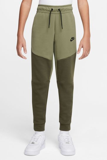 green tech fleece joggers