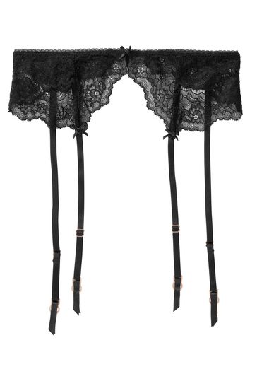 Secret Floral Lace Garter Belt