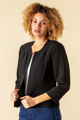 Buy Roman Textured Cropped Jacket From The Next Uk Online Shop