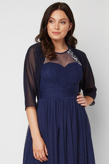 roman originals chiffon bolero