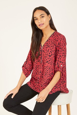 Mela London Floral Relaxed Tunic Top ...