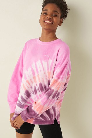 Victoria secret pink tie dye sweatshirt cheap