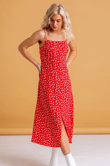 next floral midi dress
