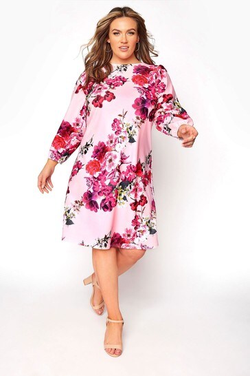 Buy Yours Curve Floral Shift Dress from ...