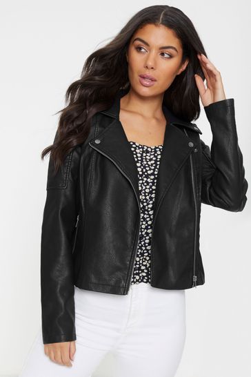 leather look jacket