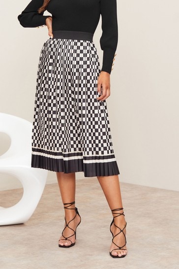 lipsy midi skirt