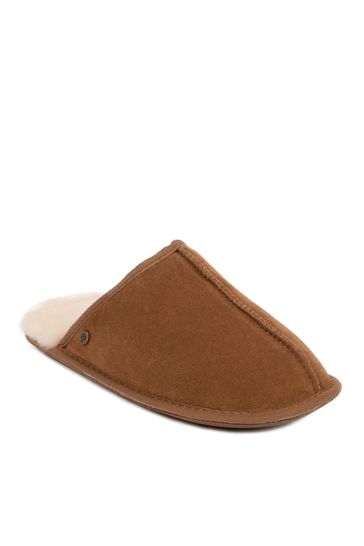 mens donmar sheepskin slippers