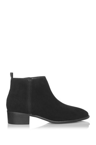 Lipsy Elastic Gusset Flat Ankle Boots 